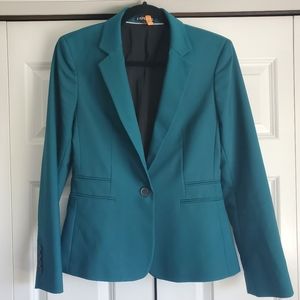 Express Hunter Green Suit Jacket/Blazer
